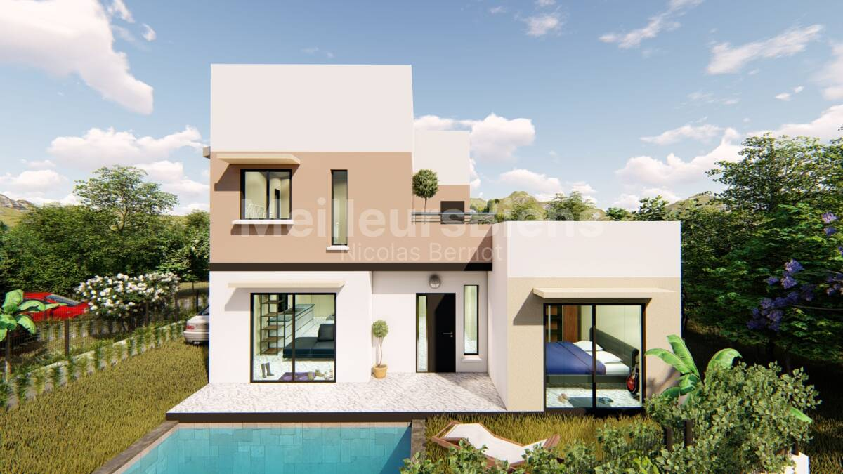 VILLA de standing de type f4 st benoit