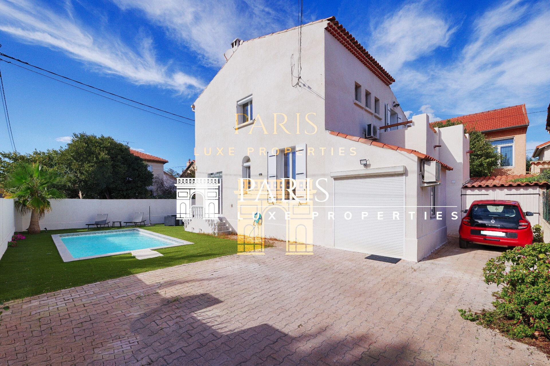Marseille 13012 - Saint Barnabé - Maison 6 pièces - 4 chambres - 135 m² - piscine - garage