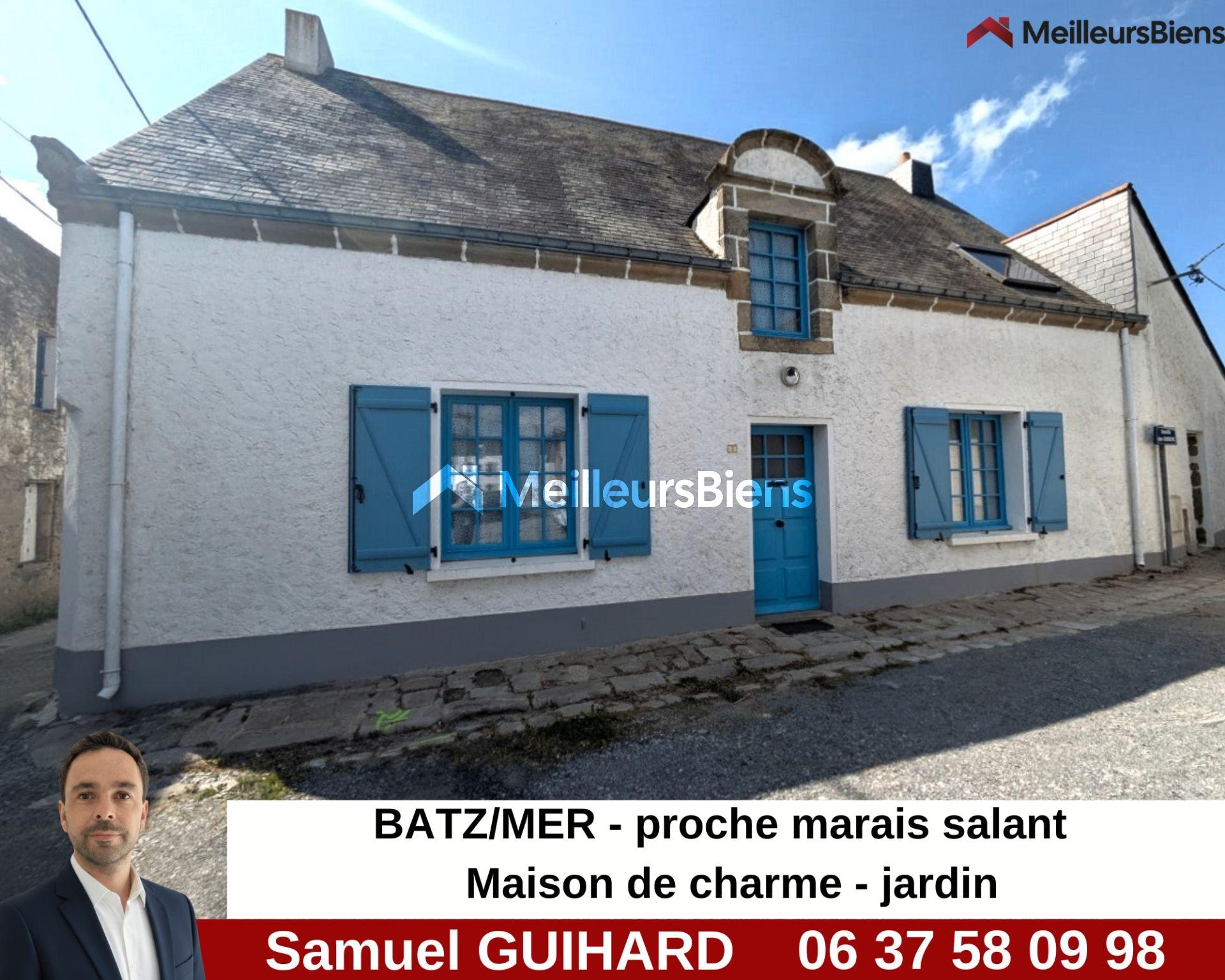 BATZ SUR MER - MAISON EN PIERRES 4 CHAMBRES