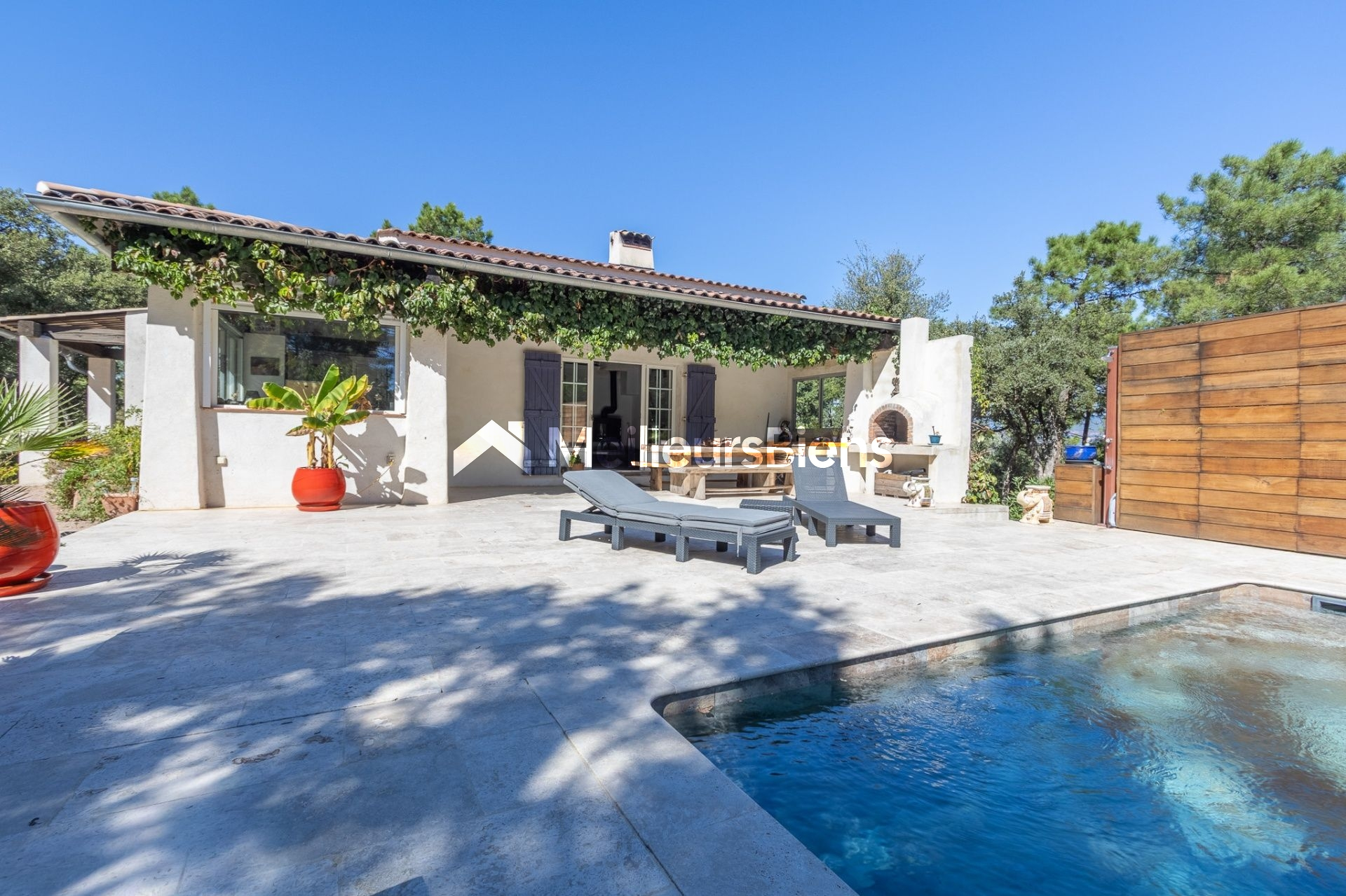 Maison sur un terrain d'exception