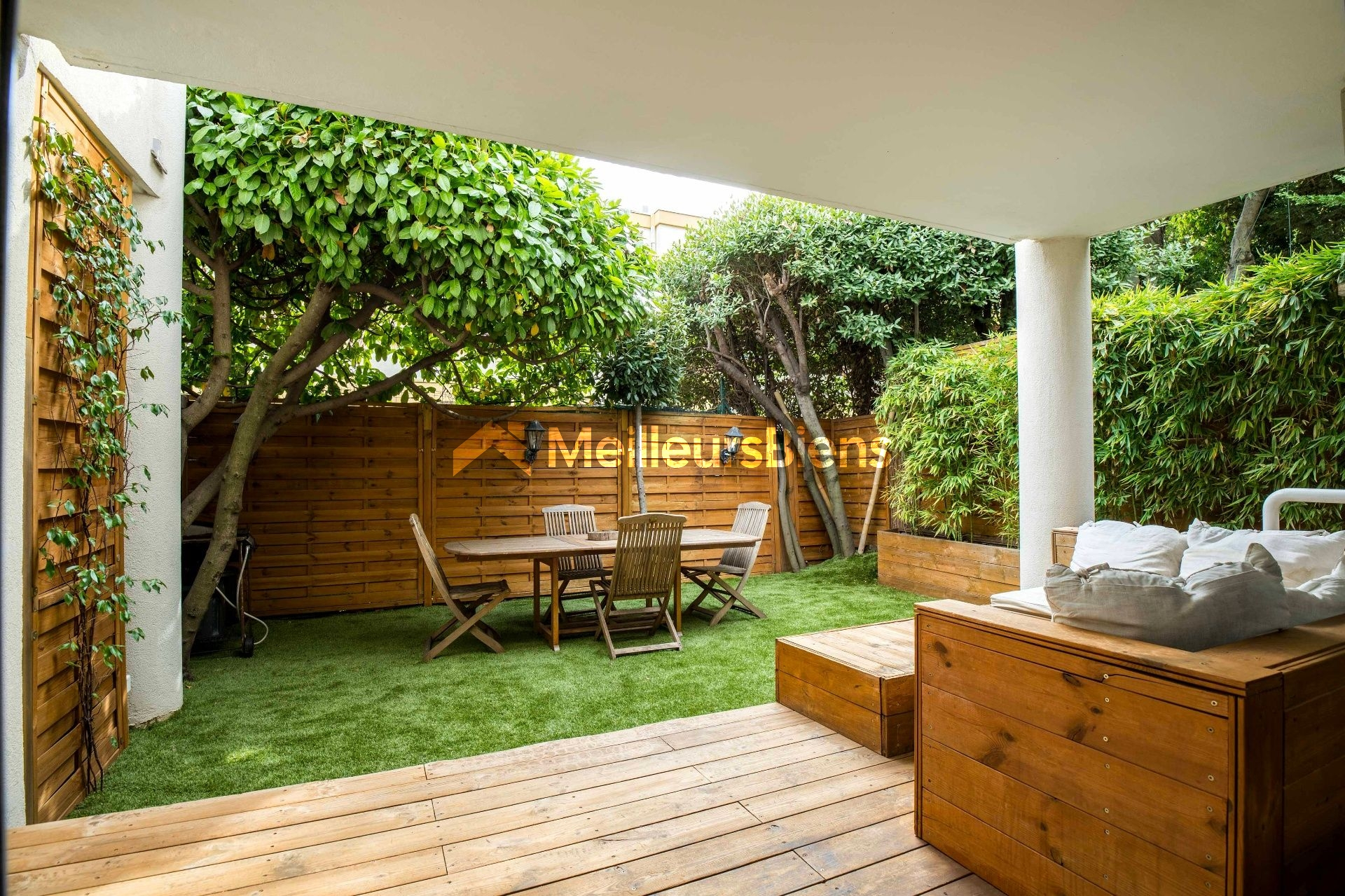 Vente appartement T2 avec jardin + garage Montpellier 34000