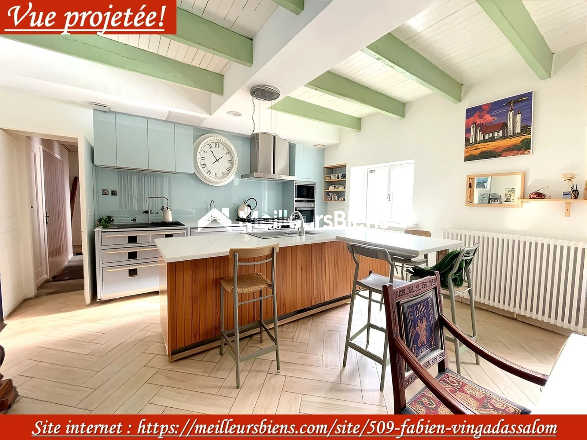 Longere traditionnellle en pierre de taille (corps de ferme anciennement)