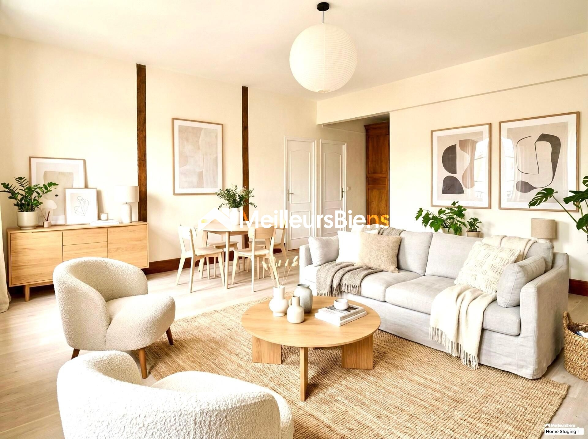 Appartement 3 pièces 87 m², avec cave et stationnement