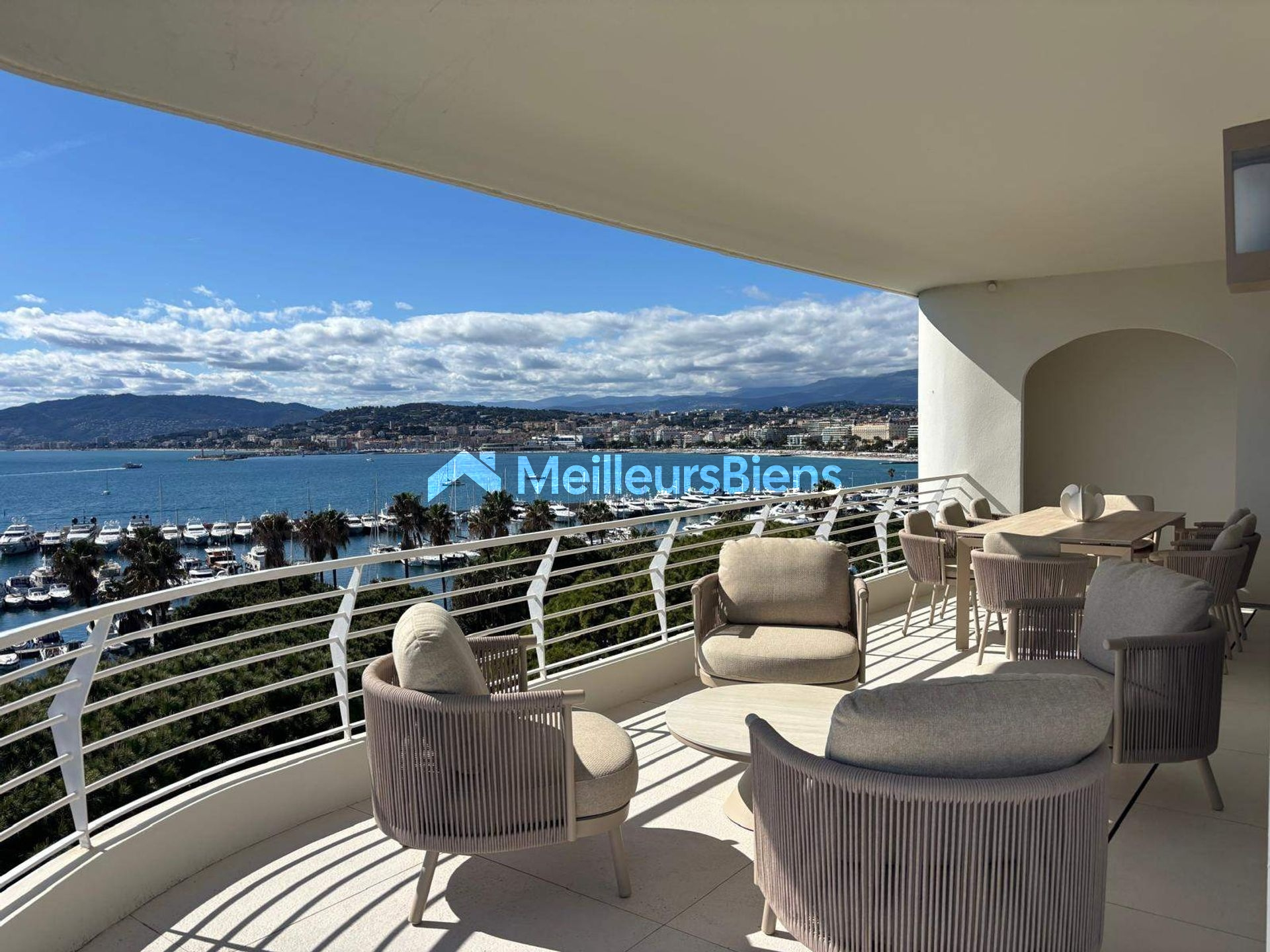 Cannes Croisette : , Rare, penthouse d'exception, terrasse et vue mer imprenable