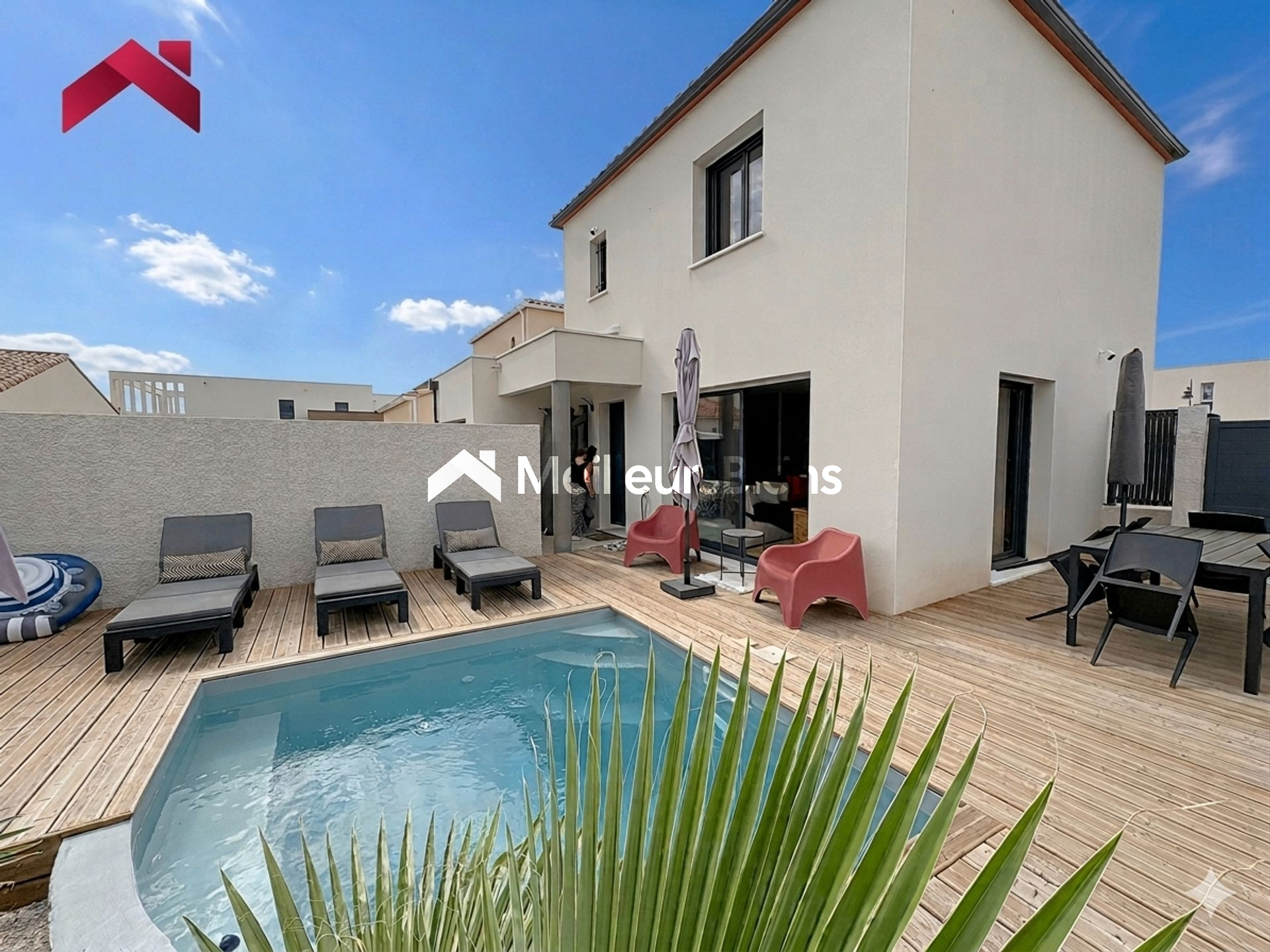 🌟 Coup de cœur - POMEROLS - Maison contemporaine T4 + Studio indépendant