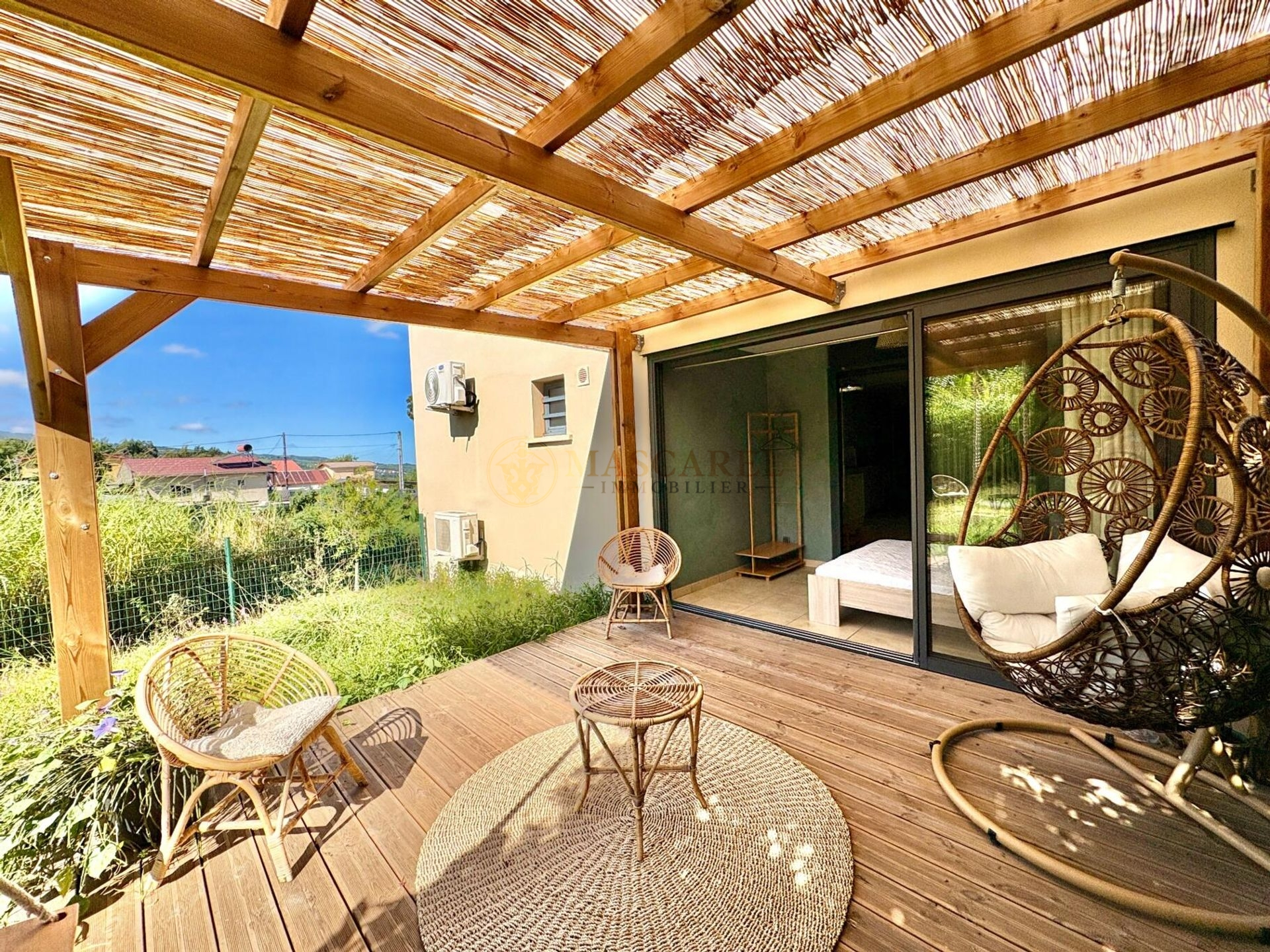 Studio meublé 35 m² avec terrasse et jardin au Tampon 97430