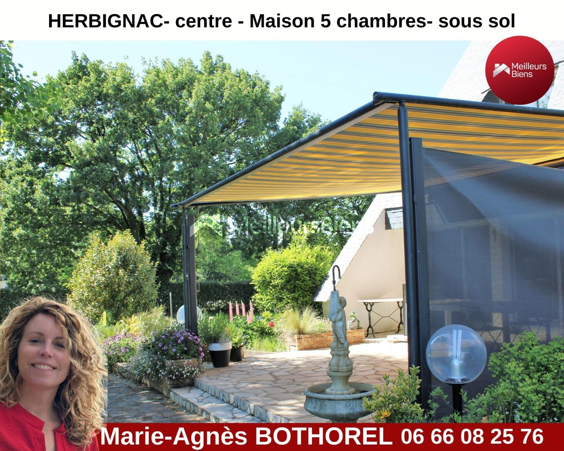 44410 HERBIGNAC -Propriété de 239 m² avec Parc Arboré – 5 min de La Roche-Bernard